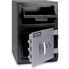 Mesa Safe B-Rate Depository Safe MFL2014K Front Loading Dual Key Lock 14""W x