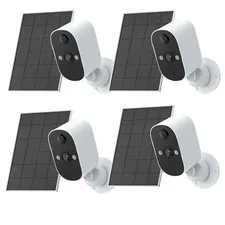 4MP WiFi Solar Outdoor Camera Wireless Home Camera Security System Digital Cam