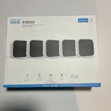 Blink Indoor 3rd Gen Wireless HD Security Camera 2 Year Battery Life (5 Pack) 
