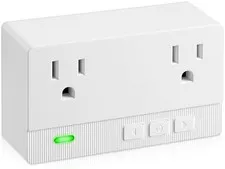 Power Failure Alarm with 2 Socket,80-110dB Adjustable Freezer Alarm with 4 Siren