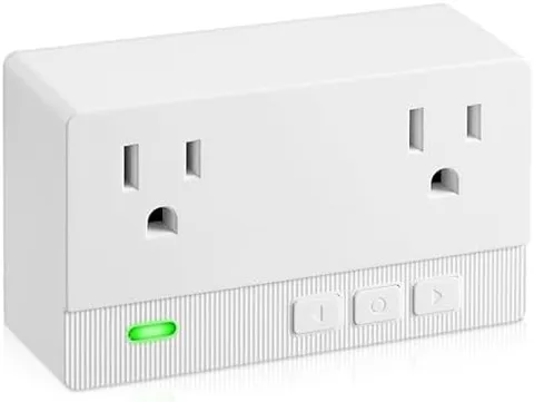 Power Failure Alarm with 2 Socket,80-110dB Adjustable Freezer Alarm with 4 Siren