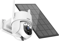 2K Outdoor-Solar Security Camera Wireless with PTZ 360° View, Smart Siren, Spotl