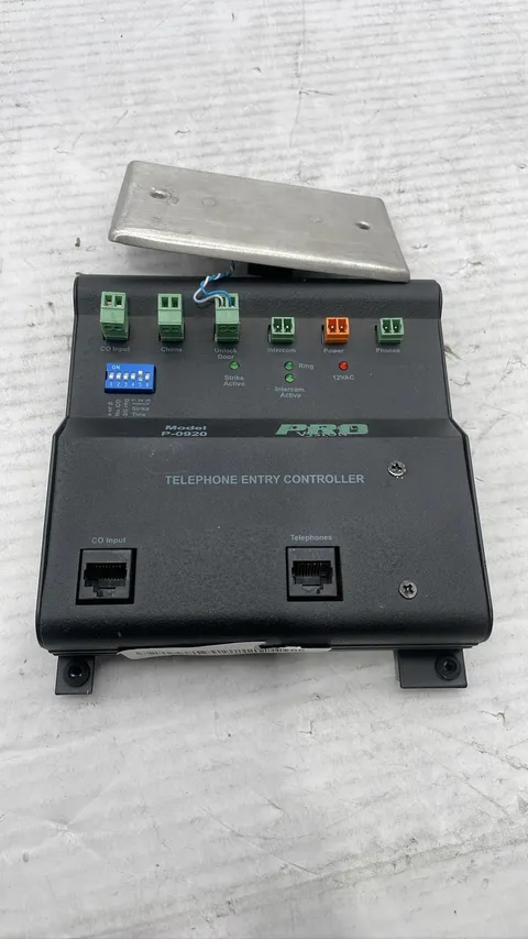 Channel Vision P-0920 Pro Telephone Entry Controller 1 Door Intercom Black