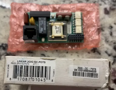 Linear 2Gig GC Pots Phone Board 2Gig Landline Device In Place Of A Cell Radio