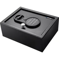 AX12622 Top Opening Keypad Security Drawer Safe, 0.21 Cubic Ft