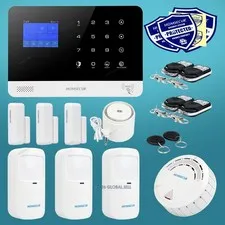 HOMSECUR Wireless WIFI 4G 2G RFID LCD Burglar Alarm Pet Friendly System