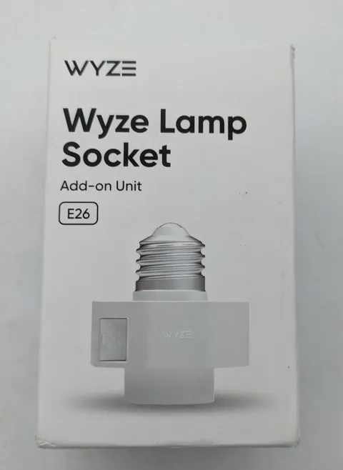 Wyze Lamp Socket Power Adapter for Wyze Cam v3/v4 