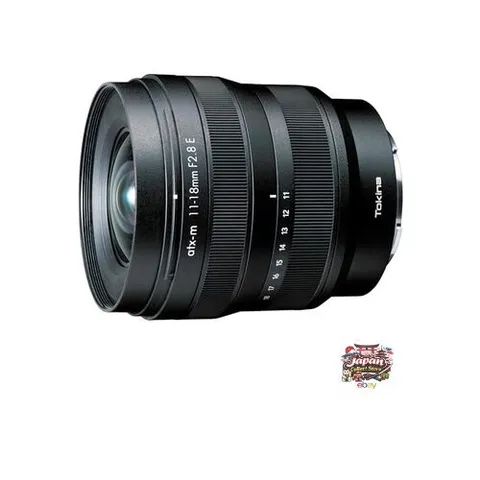 Tokina ATX-M 11-18mm F2.8 E wide-angle zoom lens for Sony E-mount APS-C sensors.