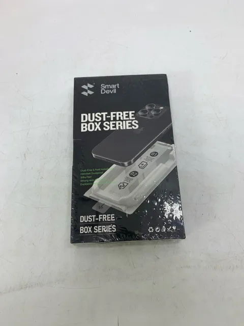 NIB SMART DEVIL DUST-FREE BOX SERIES SCREEN PROTECTOR.