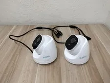 LOT OF 2 - Reolink RLC-520 5MP Super HD PoE Dome Camera Indoor/Outdoor