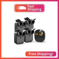 Driveway Alarm- 1/2 Mile Long Range Motion Sensor- 1 Receiver+4 Sensors