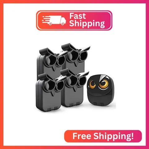 Driveway Alarm- 1/2 Mile Long Range Motion Sensor- 1 Receiver+4 Sensors
