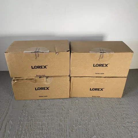 Lot of 4 Lorex C883DA-Z Indoor/Outdoor 4K CVI Deterrence Bullet Security Camera