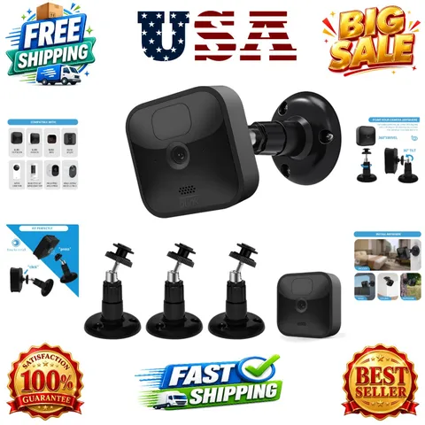 Blink Outdoor Camera Mount, 360 Degree Adjustable Indoor/Outdoor Wall Mount B...