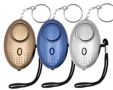 Safe Sound Personal Alarm, 3 Pack 145DB Personal Security Alarm Keychain with LE