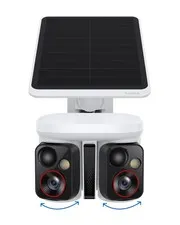 Baseus X1 Pro Dual-Tracking Solar Security Camera Outdoor Wireless, White