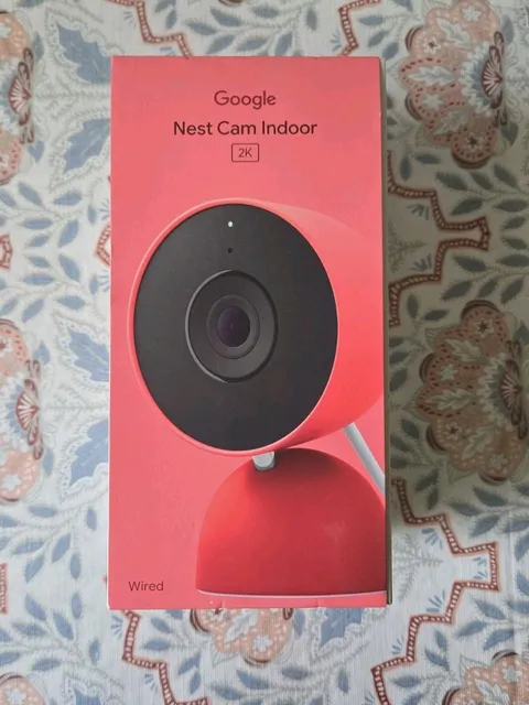 NEW Google Nest Cam Indoor Wired 2K Security Camera - Berry - FREE SHIPPING 