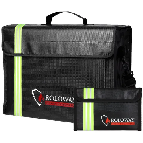 Fireproof Storage Bag with Adjustable Shoulder Strap