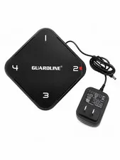 NEW Guardline Wireless Driveway Alarm Receiver 4 Zone 915MHz Base Unit + AC Adap