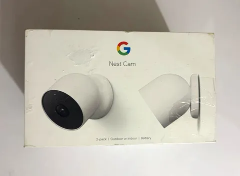 Google Nest Cam 2-Pack Battery Indoor/Outdoor Weatherproof Wi-Fi IP 1080p-NEW