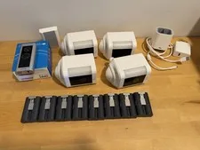 Ring Home Security System Bundle – 4 Cameras + Doorbell + Chime + 8 Batteries