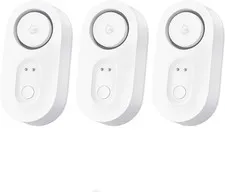 Upgraded Water Leak Detector with 105Db Adjustable Alarm, 3 Pack | Dual Probes D