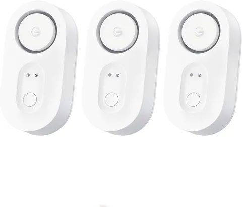 Upgraded Water Leak Detector with 105Db Adjustable Alarm, 3 Pack | Dual Probes D