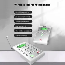 Wireless Intercom System Smart Digital Voice Calling Machine For Office Home V1