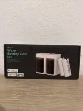 Wyze Battery Cam Pro 2-Pack, Wireless Indoor/Outdoor Home Security Camera