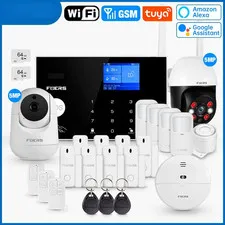 WIFI GSM Wireless Home Burglar Security Alarm System Work with Smart APP Control