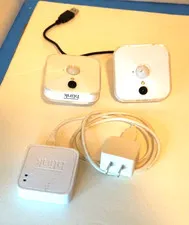 Blink Security Cameras, indoor, includes power adapter.