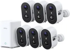 Security Cameras Outdoor Wireless, 6Cam Kit, Solar Powered, True 2K HD
