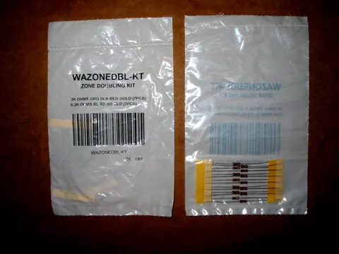 4 ADEMCO HONEYWELL ZONE DOUBLING KIT WITH 3K 6.2K OHMS RESISTOR FOR VISTA 20P