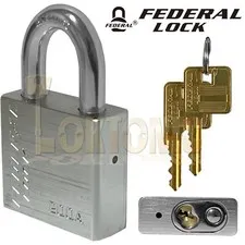 Federal 200A 50mm High Security Weather Resistant Solid Aluminium Padlock