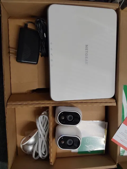NETGEAR ARLO VMS3230 Wi-Fi 2 HD Cameras w/Night Vision - Untested As Is CB