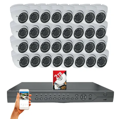 Evertech 32 Channel 1080p HD Night Indoor Outdoor Security Camera System 2TB HDD