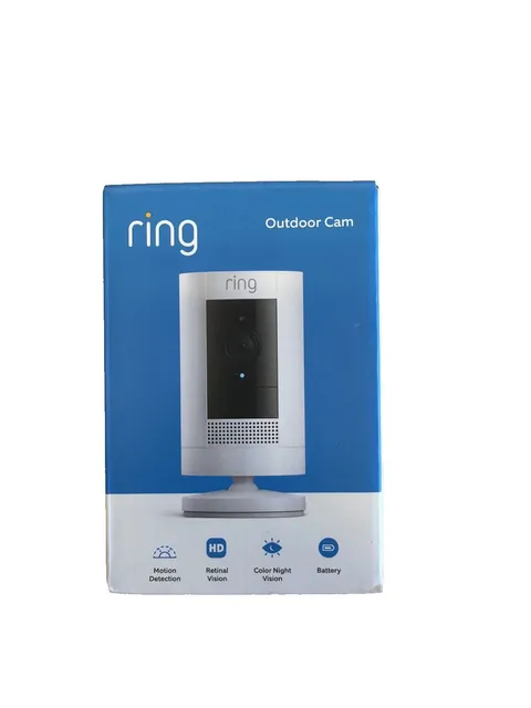 Ring - Outdoor Cam (Stick Up Cam) Indoor/Outdoor Wire Free 1080p Security Camera