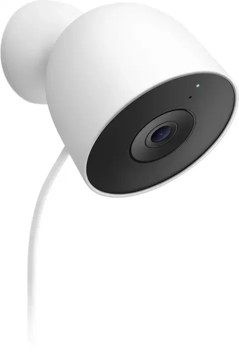 Google Nest Cam Outdoor 2K Wired 2nd Gen Security Camera Snow GA09963-US