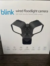 Blink Wired Outdoor Floodlight Camera - Black (B0B5VGZTXH)