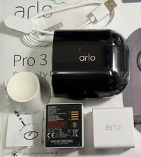 Arlo Pro 3, 2K UHD Wireless Add-on Camera with Wall Mount Kit - Black