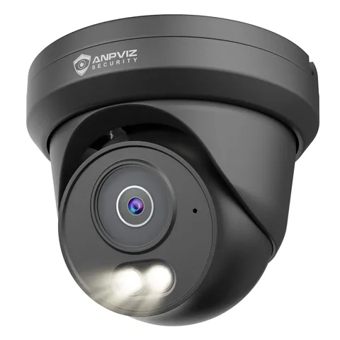 4K 8MP PoE Security IP Camera Outdoor Wired Black