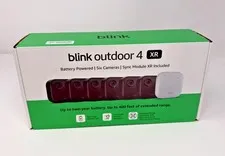 Blink Security Cameras 6 Camera Set Outdoor 4 XR w/ Sync Module HD - FAST SHIP