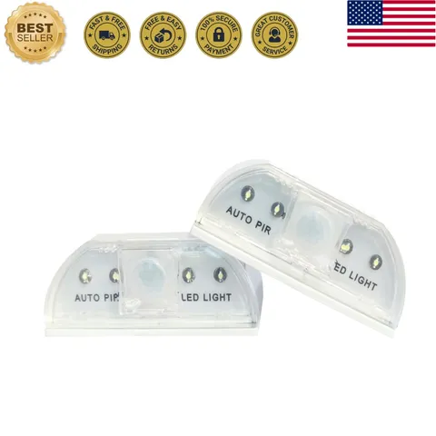 2 Pack Keyhole Light, IR PIR Automatic Motion Sensor Detection Door Lock Ligh...