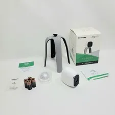 Netgear Arlo VMC3030 Add-On Camera with QuadPod New Batteries