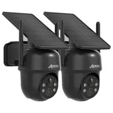 ANRAN 5MP Solar Battery Security Camera Wireless Pan/Tilt Outdoor WiFi IP Camera
