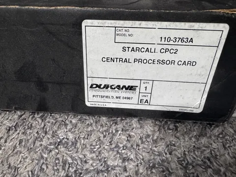 Dukane StarCall CPC2 110-3763A Central Processor Card