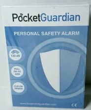 POCKET GUARDIAN PERSONAL SAFETY ALARM Safety Device 130bd Pull Pin  