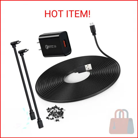 50 ft Extension Cable for Wyze Cam Pan v3, Wyze Cam v4, Wyze OG, Wyze Cam v3 and