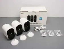 Arlo Essential XL 3-Camera Outdoor Wireless HD Security Camera (2nd Generation)