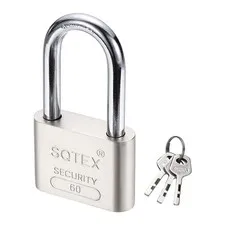 100 x 60 mm Heavy Duty Lock Alloy Steel High Security Padlock with 3 Keys